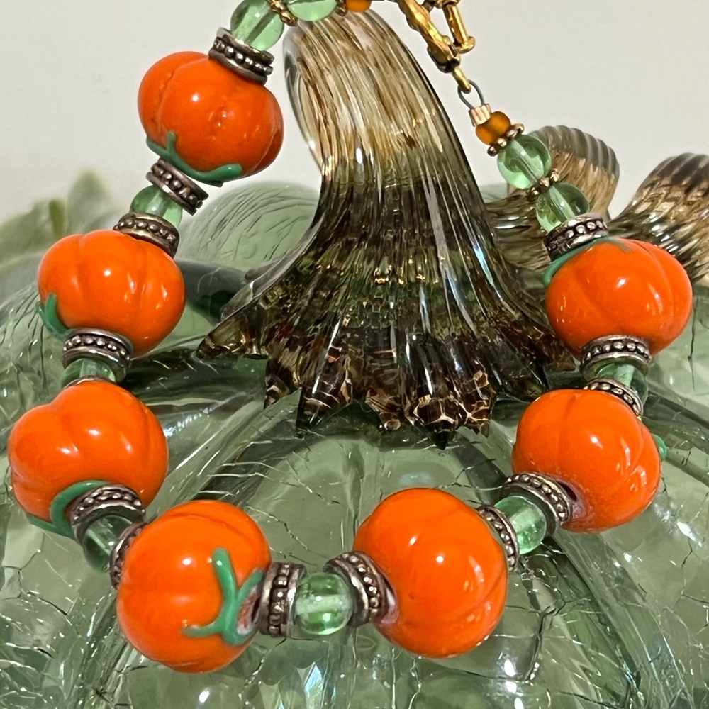 Fall Pumpkin Bracelet